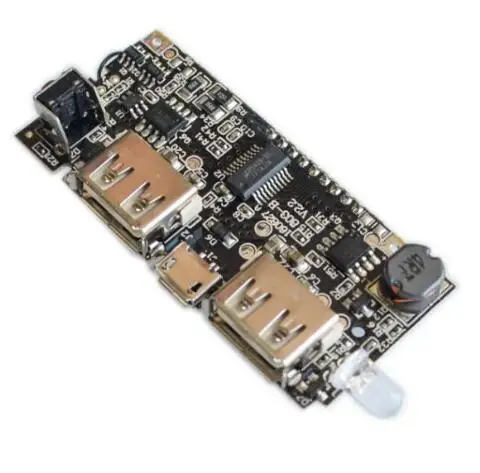 1 шт. двойной USB 5 в а 18650 Мобильный Внешний аккумулятор зарядное устройство PCB