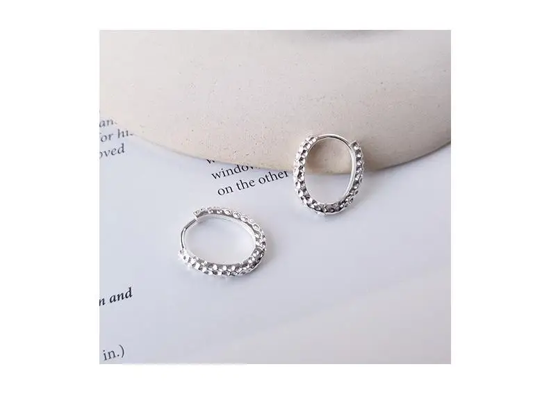 Маленькие простые серьги в форме U золотого цвета серебро 925 пробы женские