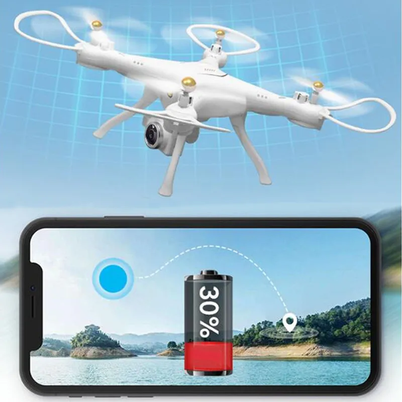Attop W9 gps Радиоуправляемый Дрон с 2,4G 720 P/5G 1080P HD камерой Wifi FPV Follow Me объемный режим удержания высоты Радиоуправляемый квадрокоптер игрушки