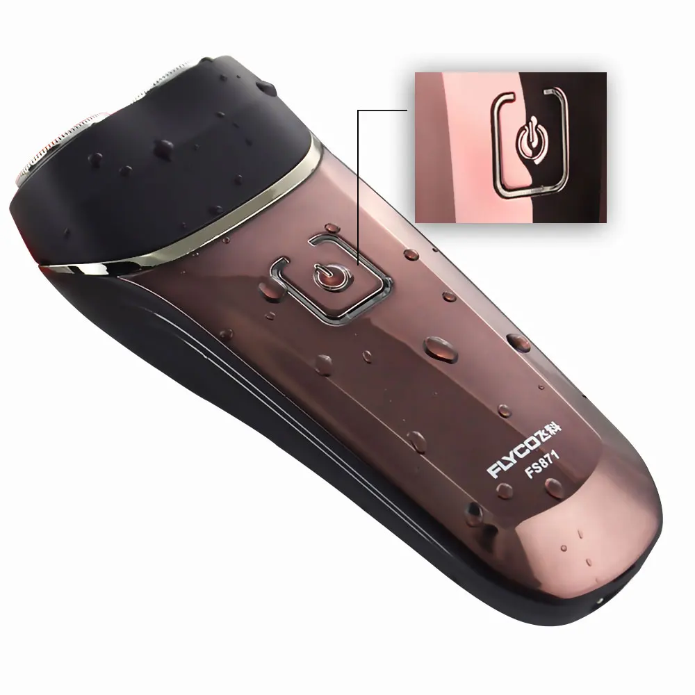 Flyco миниатюрные электробритвы для мужчин перезаряжаемая интеллектуальная