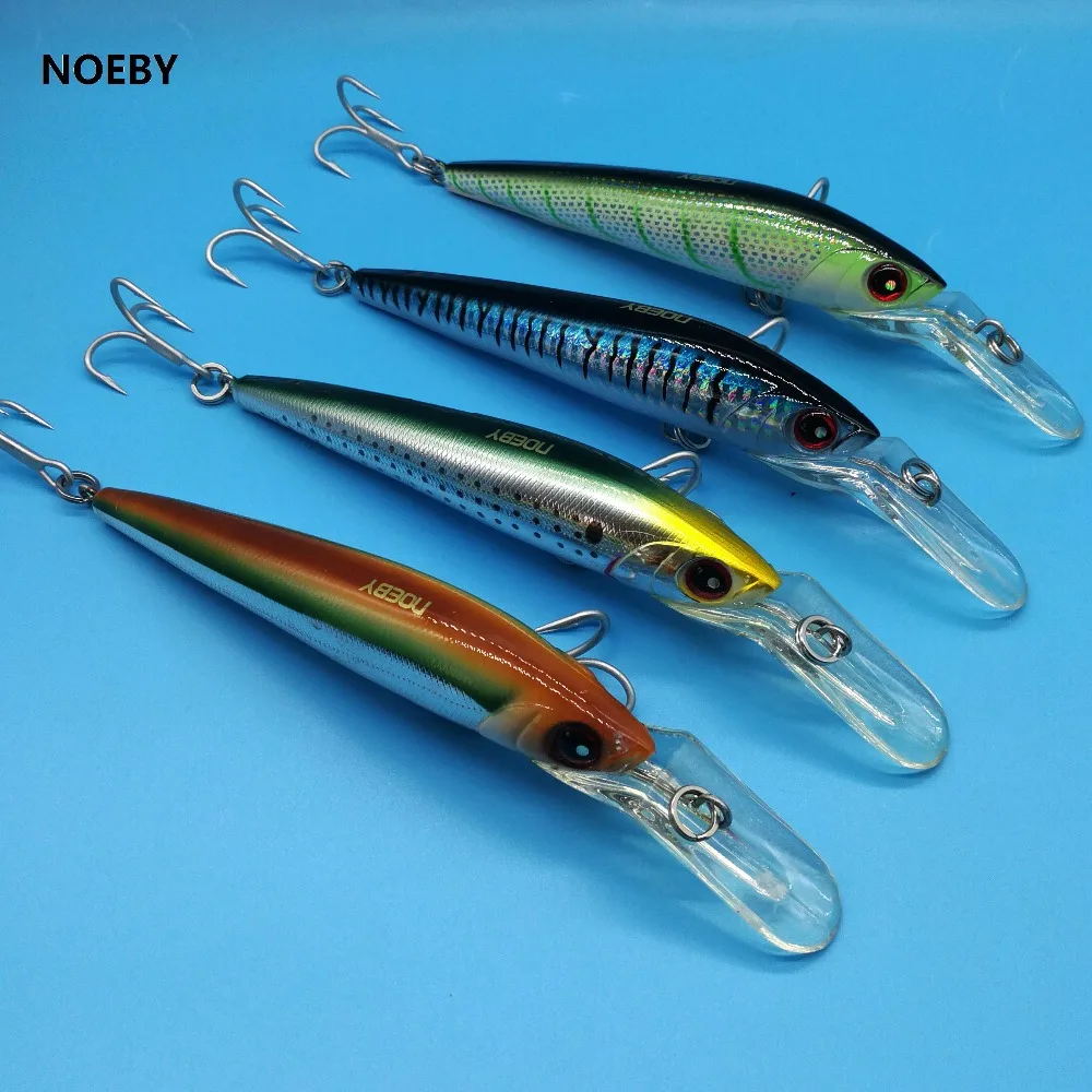 NOEBY 1 шт./лот погружающаяся блесна жесткая приманка 98 г/50 г 8 цветов глубина 7 9 м