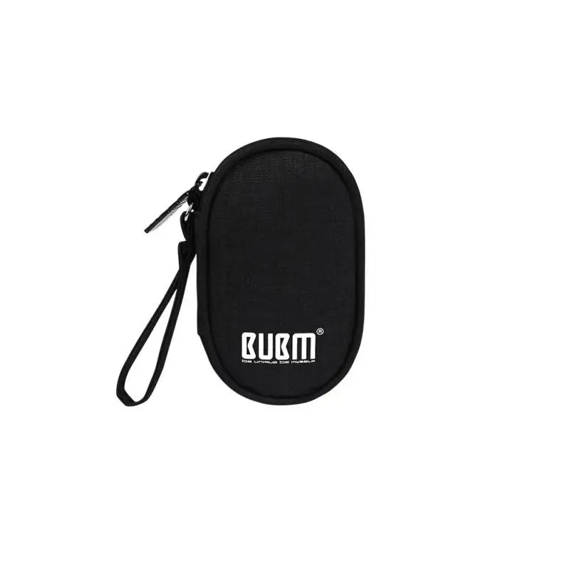 Oval black Новейший чехол для путешествий BUBM небольшая электронная и аксессуары для наушников/кабельного изменения Сумочка для путешествий - Цвет: Oval black