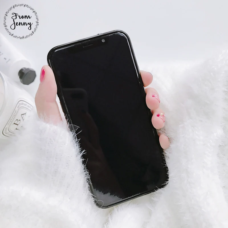 From Jenny Crystal Love Heart Phone Case for iphone 7 7plus 6 6s 6plus 6splus 8 8plus X Rosepink glitter Soft back cover |