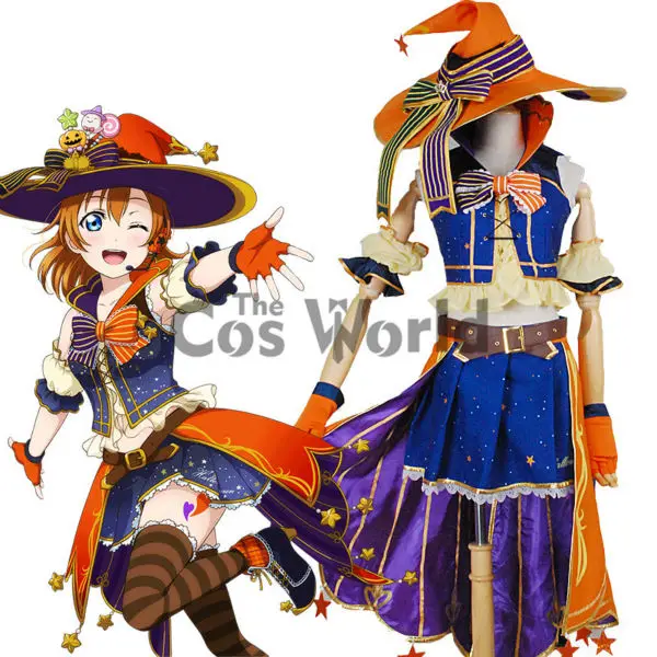 Love Live School Idol Project Kousaka Honoka платье на Хэллоуин Униформа наряд аниме костюмы для