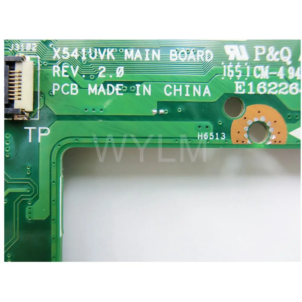 X541UAK i3 6006 CPU REV 2 0 Встроенная 4 Гб RAM для ASUS X541UVK материнская плата ноутбука HDMI USB 3 100%