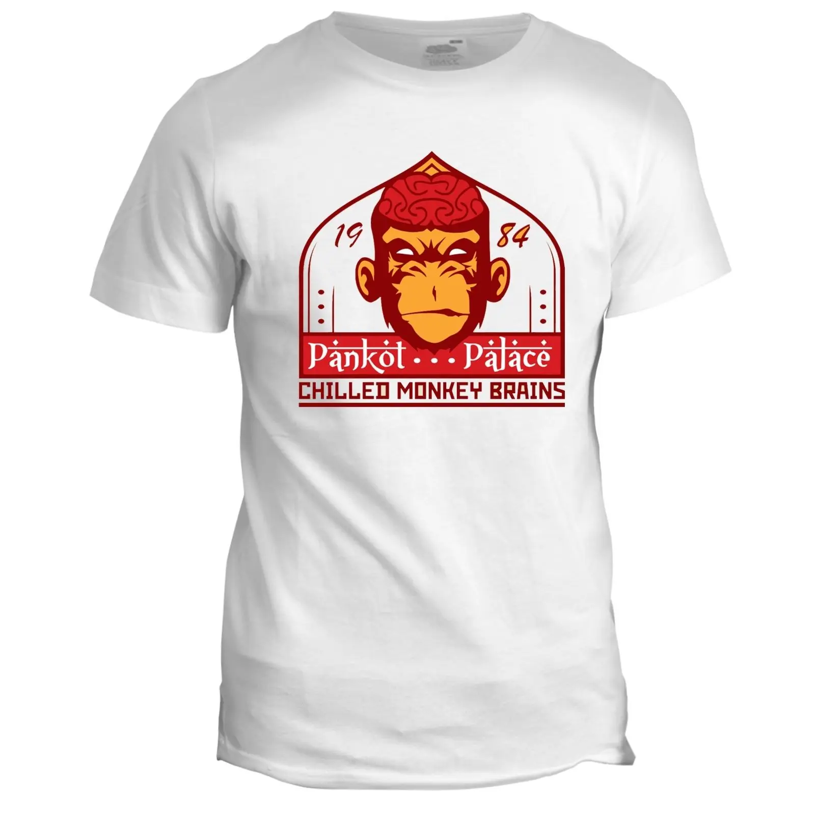 Мужская футболка с надписью Chilled Monkey Brains Inspired Indiana Jones Tumblr Movie Film 80 s бесплатная