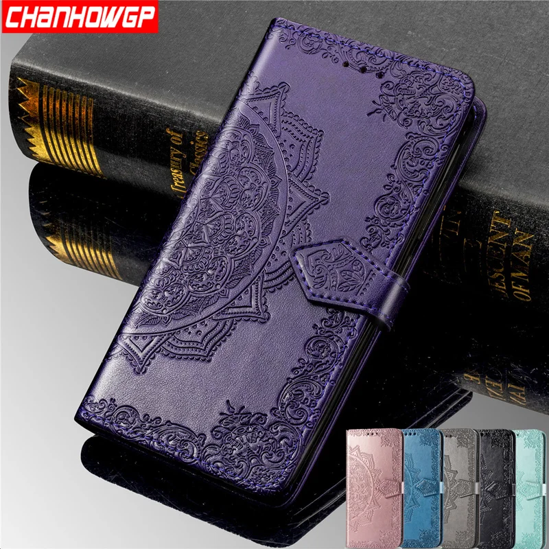 Чехол книжка из тисненой кожи с объемным цветком для Leagoo Kiicaa чехлы бумажники Funda