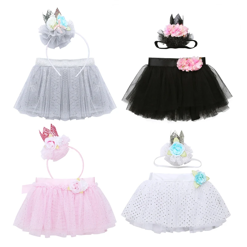 Модная детская блестящая балетная пачка для девочек многослойная юбка с