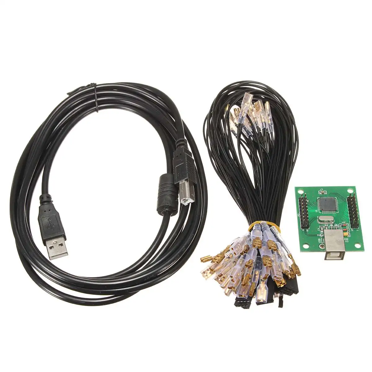 Xin Mo Аркада к USB контроллер комплект 2 плеер MAME PC клавишное кодирующее устройство USB кабель