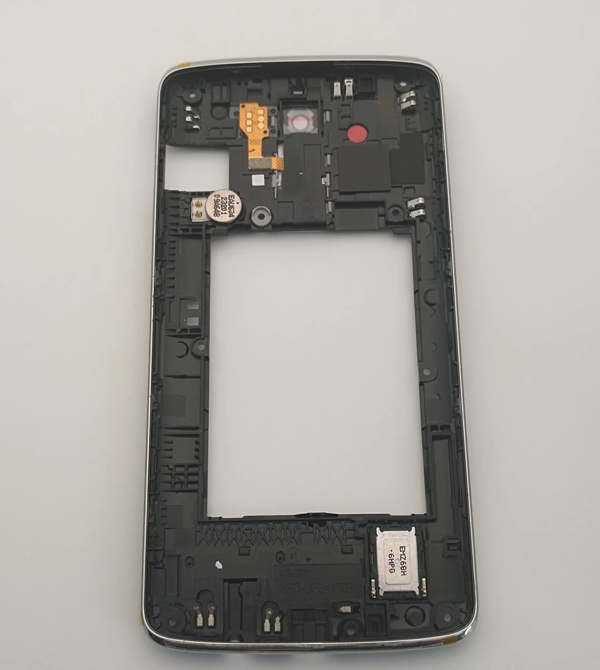 Azqqlbw для LG K8 LTE K350N K350E одиночная карта/двойная карта средняя рамка Корпус задняя