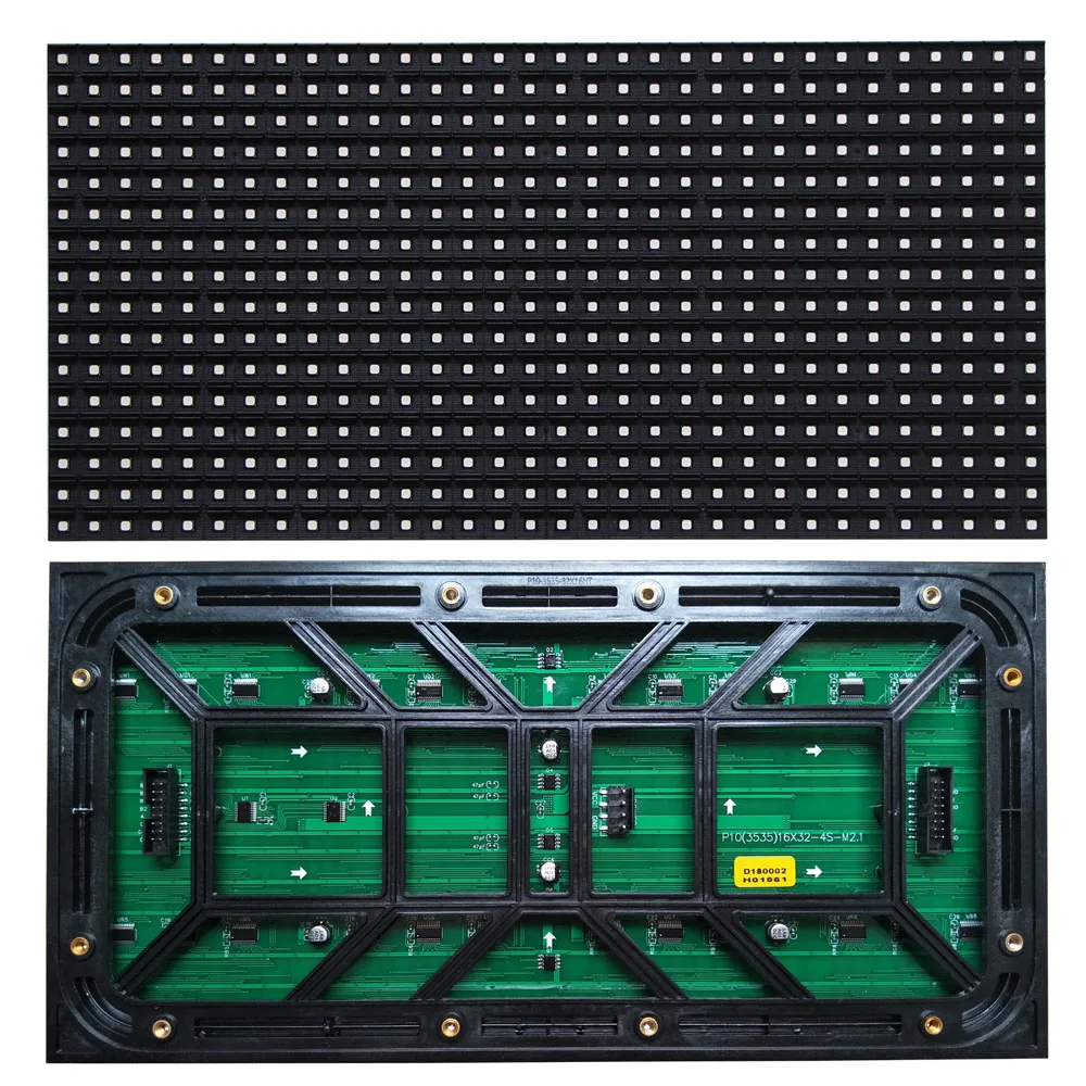 P10 светодиодный Дисплей Панель модуль RGB знак 32х16 пикселей Большой Экран 320x160 мм