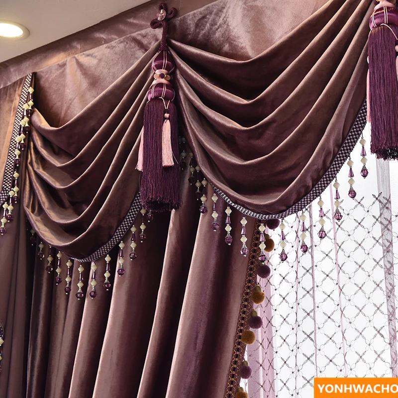 Шторы на заказ высококлассные европейские роскошные виллы однотонные