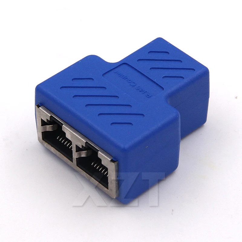 Новый Красочный медный сердечник 1 к 2 RJ45 соединитель сетевой кабельный сплиттер