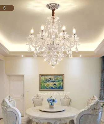 6 lights chandelier Современный светильник ing люстры домашний декор коллекционный светильник Candelabros Хрустальная подвесная люстра столовая лампы для спальни - Цвет корпуса: 6 lights chandelier
