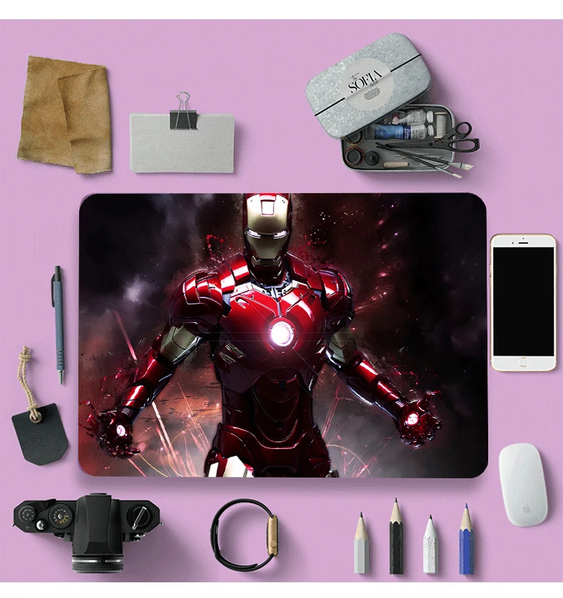 color14 Жесткий чехол для ноутбука с клавиатурой для Apple Macbook Air 11 13 Pro retina Touch Bar& ID 11 11,6 12 13 13,3 15 дюймов - Цвет: color14