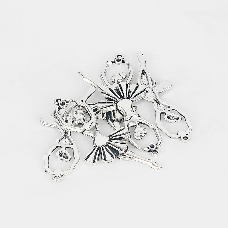 10 шт. Танцующая планета танцовщица балетки кулон ожерелье ювелирные изделия|charm