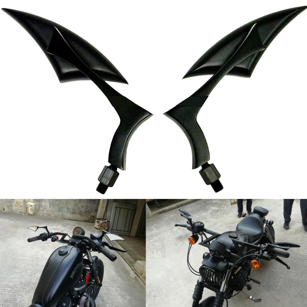1 пара мотоциклов на заказ зеркала заднего вида для Harley Sportster 1200 883 Iron Nightster Roadster Forty
