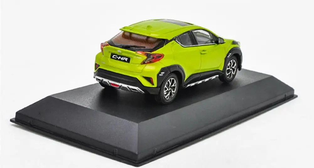 1/43 Toyota ЧР C-HR желтый литья под давлением модель автомобиля коллекция игрушек |