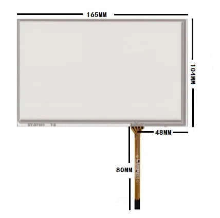 

164mm*104mm 7 inch 7.1 inch resistive touch screen handwriting screen 164*104 free shipping