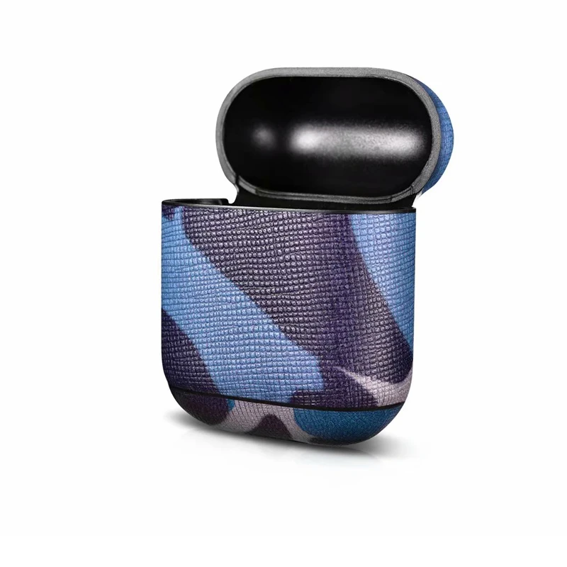 Icarer камуфляж Чехол для AirPods натуральная кожа чехол для Apple Airpods сумка для наушники для iphone чехол для хранения мини-карман