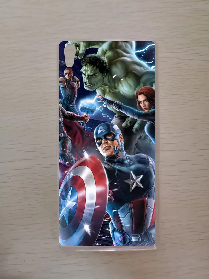 Mutouniao Капитан Америка кремния мягкий чехол для sony Xperia M4 C5 ультра L1 L2 XA XA1 XA2 XZ Z5 Z3 XZ1