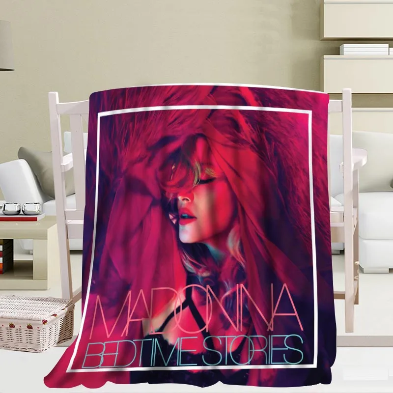Economici Custom Madonna Coperta Di Flanella Falafel Fabric56x80inch 50X60inch 40X50inch Divano Letto Coperte E Plaid Coperta Bambino Adulto Coperta Calda
