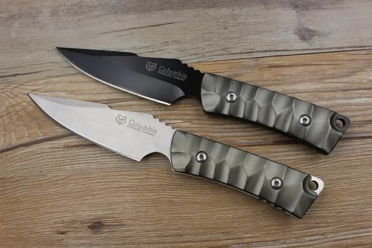 Универсальный нож из нержавеющей стали с фиксированным лезвием для выживания на