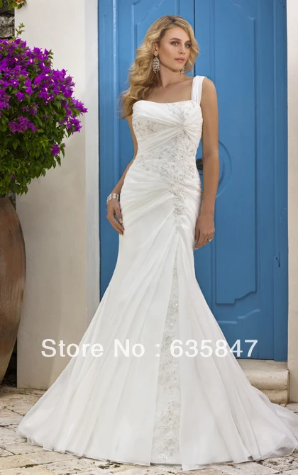 2015Beautiful Wedding Dress Mermaid Bridal Gown 2013 E1318 | Свадьбы и торжества