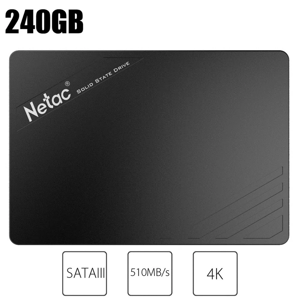 Original Netac N530S Solid State Drive 2.5 inch 120GB 240GB SATAIII SSD faster than HD Hard HDD | Компьютеры и офис
