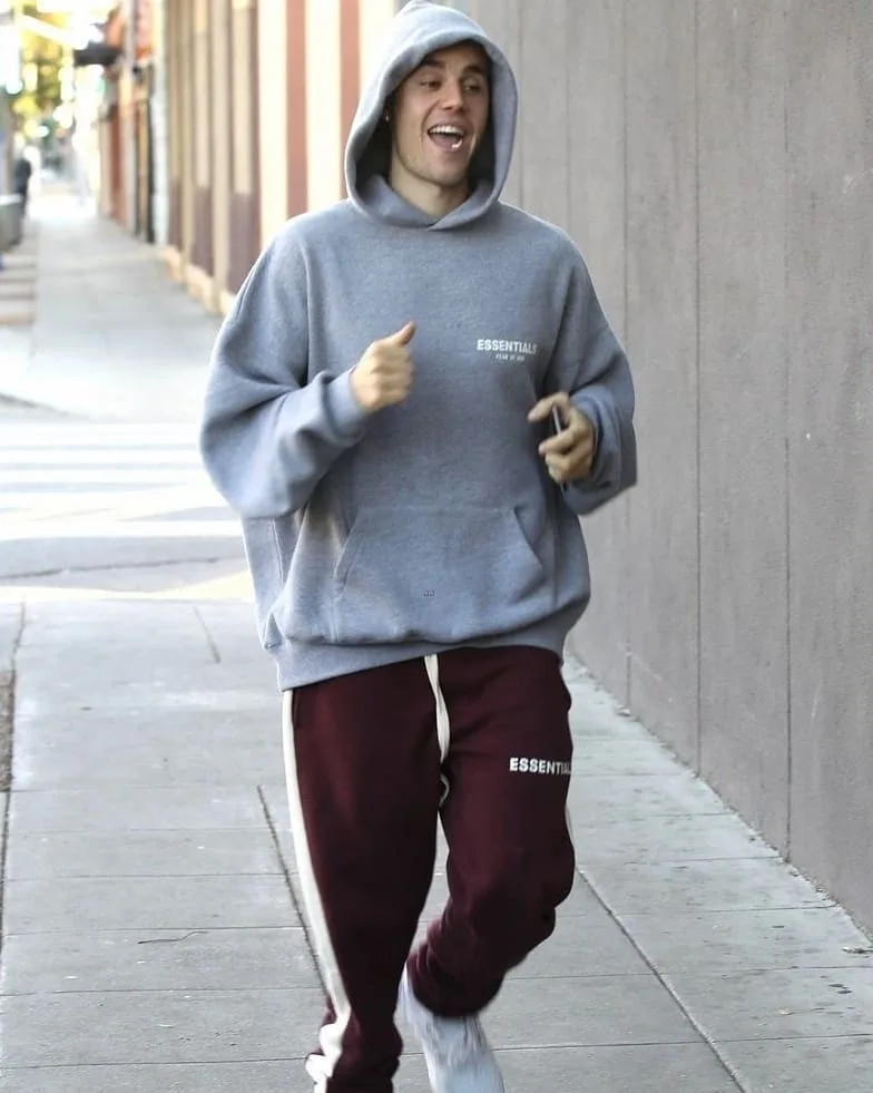 QoolXCWear Kanye West trousers Justin Bieber Sweatpants Side Stripe Jogger Pants Elastic Waist hip hop Pants Streetwear