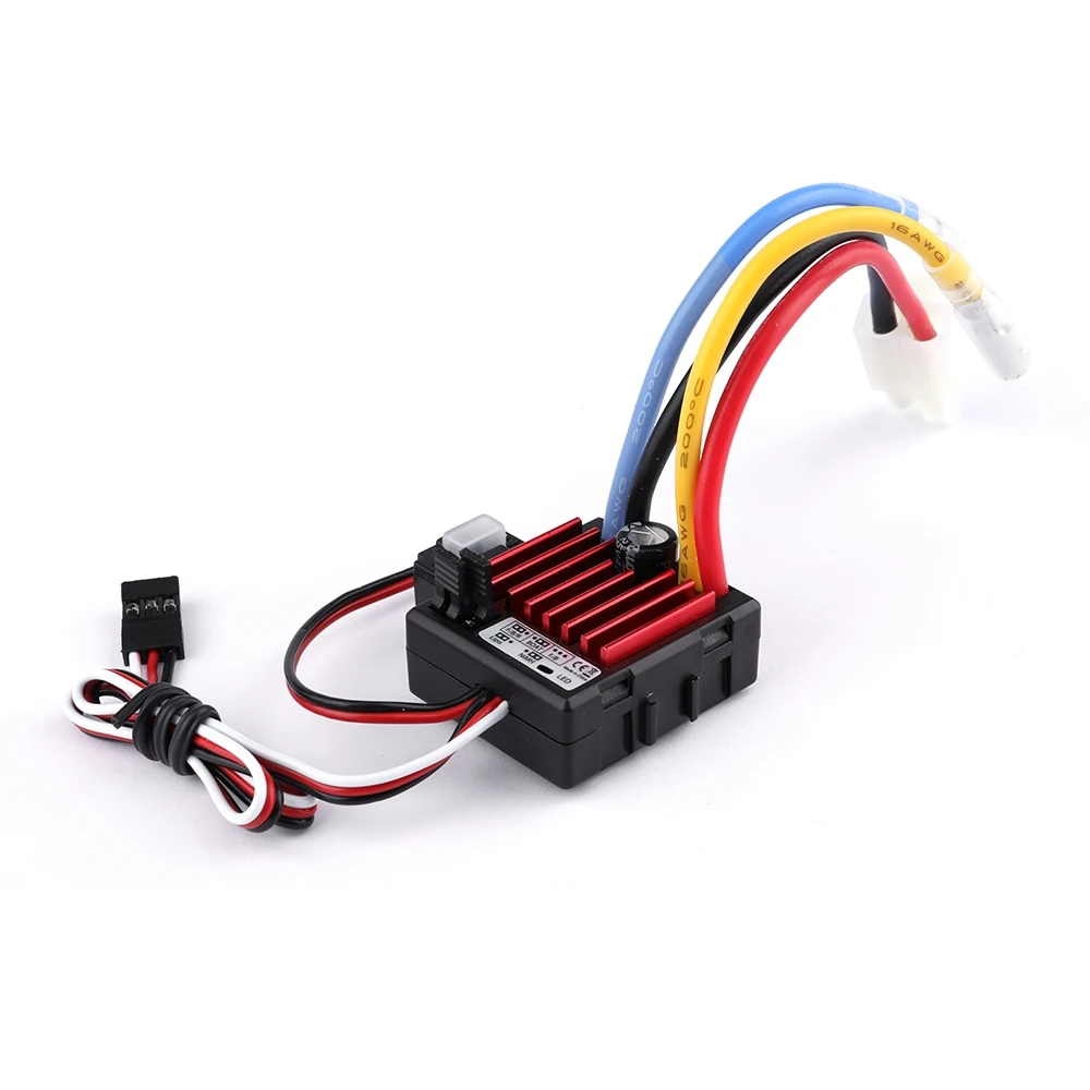 GoolRC 540 35T 4 полюса матовый двигатель и TB-60060-RTR 60A водонепроницаемый матовый ESC Регулятор скорости с 5 В/2A BEC для 1/10 RC автомобилей