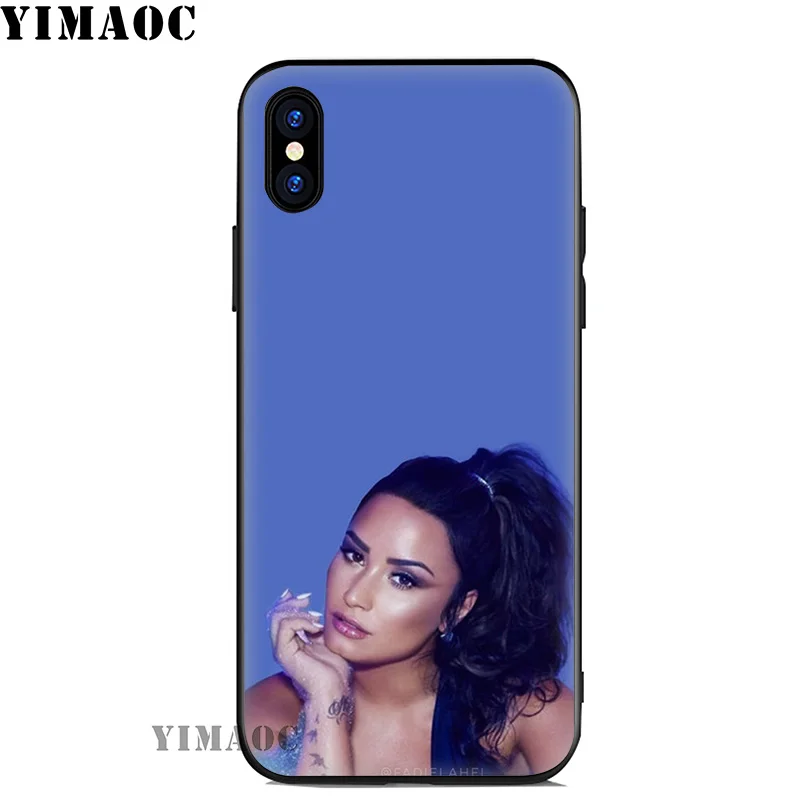 Мягкий силиконовый чехол YIMAOC Demi Lovato для iPhone 11 Pro Xr Xs Max X или 10 8 7 6 6S Plus 5 5S SE |