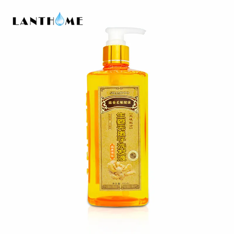 

Professional Hair Ginger Shampoo 300ml Hair Regrowth Dense Fast Thicker Shampoo Anti Hair Loss Product Repair Nourish Supply 1PC