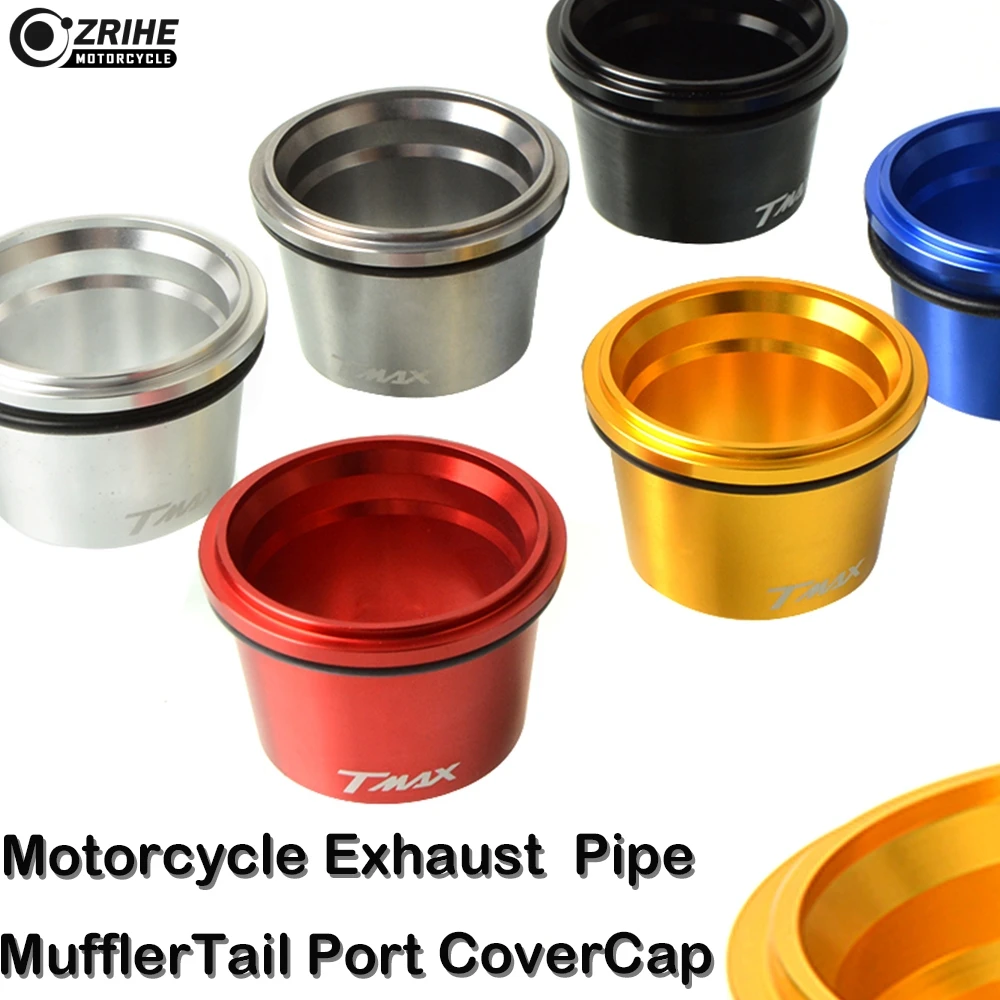New Motorcycle Aluminum alloy Exhaust Tip Cover pipe muffler tip For Yamaha Tmax 530 SX/DX 2012-2017 High Quality 6 color | Автомобили и