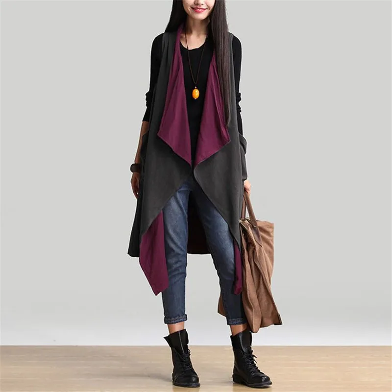 

2020 New Korean Casual Women's Vest Both Sides Wear Vests Coat Female Spring Top Sleeveless Tank Tops Summer Vest Women Cardigan
