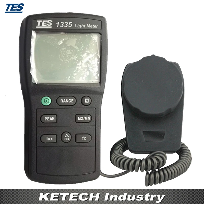 Цифровой измеритель светильник с диапазоном от 0 до 400000 люкс TES1335|level meter|level digitallevel