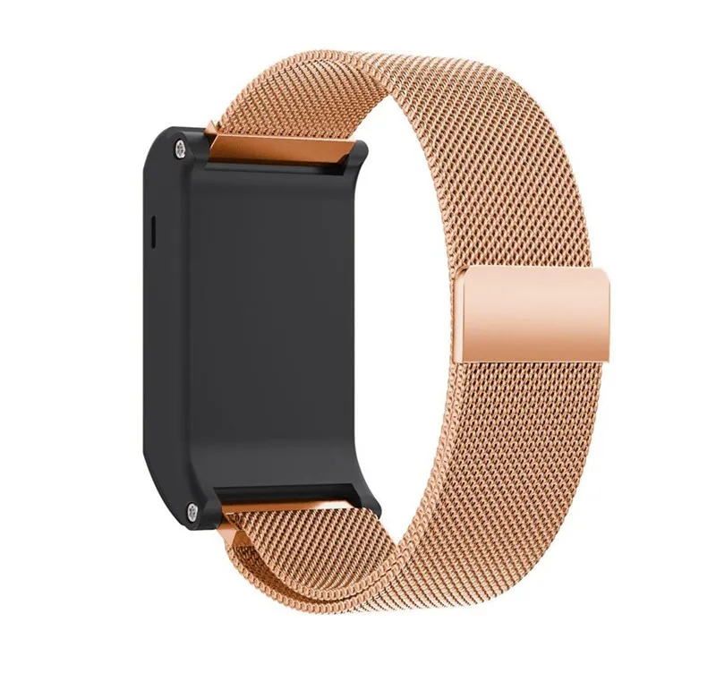 Ремешок для часов Garmin vivoactive HR Миланская Магнитная Петля Браслет из нержавеющей стали ремешок браслет часы банда ремень