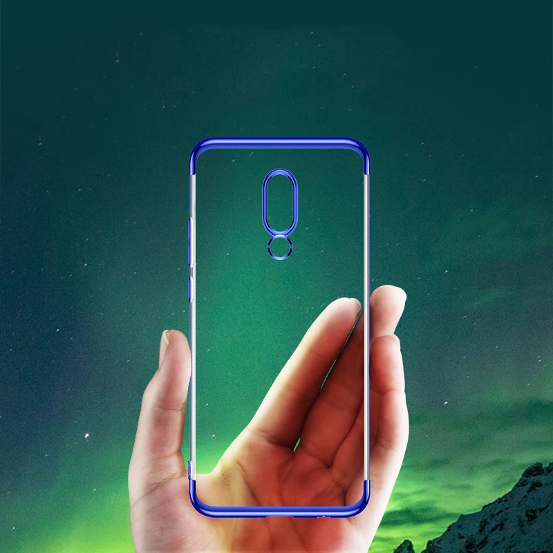 Meizu16 16 мягкий чехол с покрытием для Meizu Plus 16X прозрачный противоударный mei zu16 th Shell