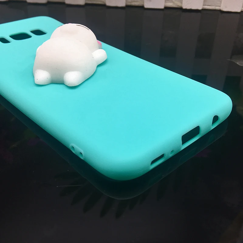 3d Мягкие кошка силиконовый мягкий чехол из ТПУ для Samsung Galaxy A5 A6 A7 A8 2018 карамельный