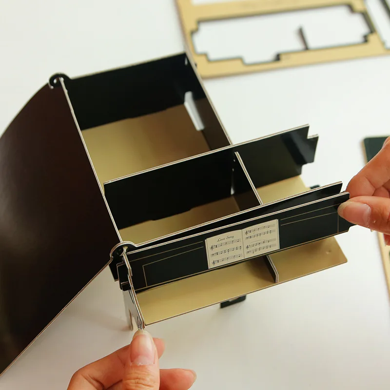 Цветной бумажный Комбинированный Узел DIY большой бен ручка контейнер стеллаж для хранения, ручка контейнер Настольный ящик для хранения в сборе