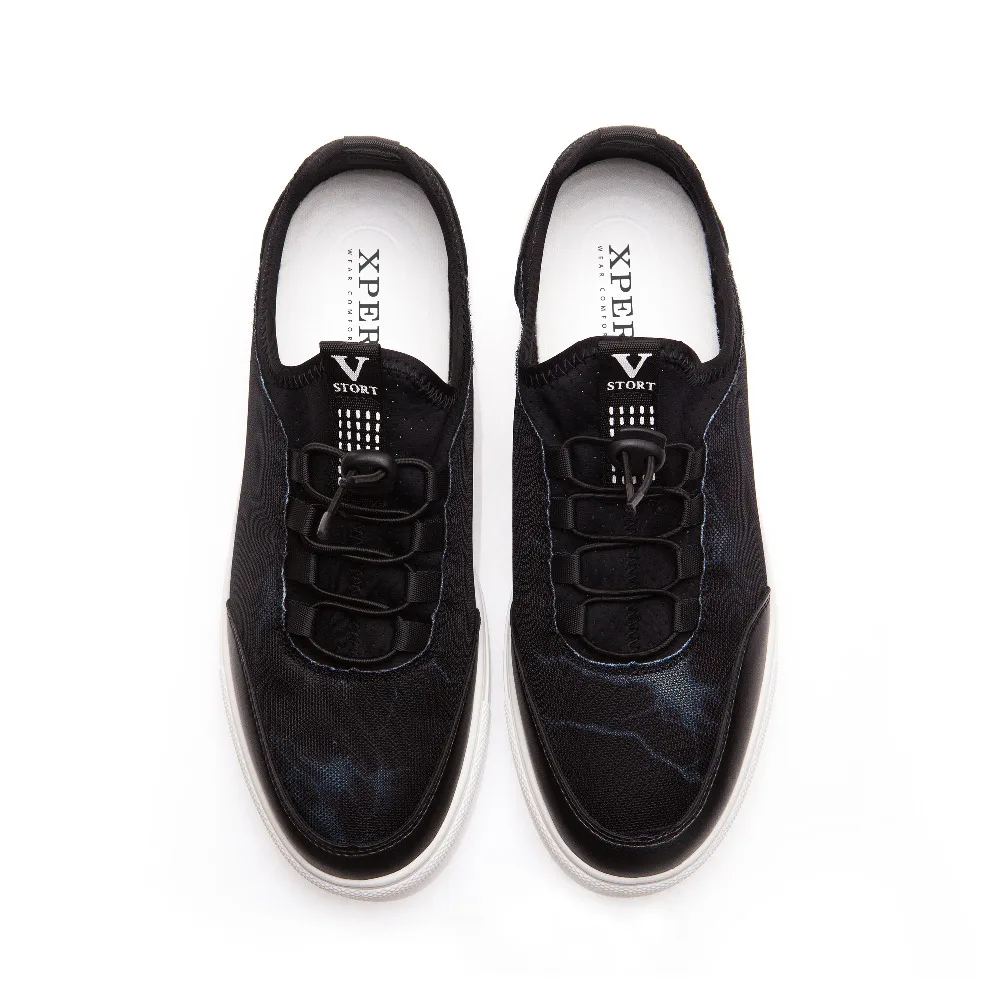 XPER/брендовые Модные мужские повседневные туфли удобные кроссовки без шнуровки