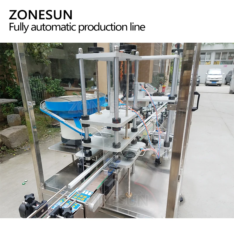 ZONESUN Автоматическая настольная стеклянная машина для духов спирта перекиси