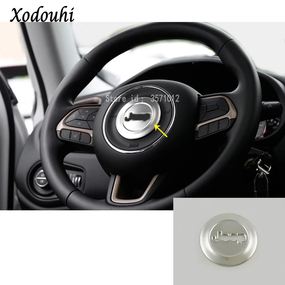 Для Jeep Renegade 2016 2017 2018 2019 2020 автомобильный детектор палка крышка из нержавеющей