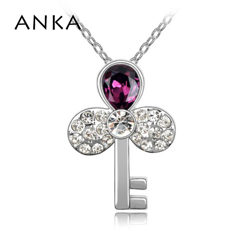 Анка модные ювелирные серьги и кулон &quotКлевер&quot ключ с украшением в виде