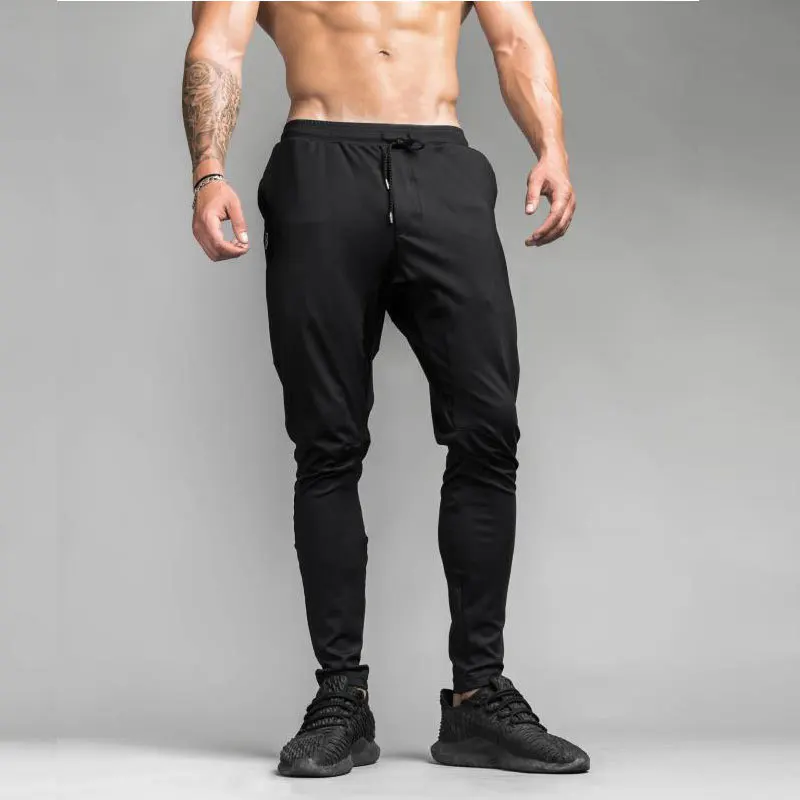 GYMAHXUN High Quality Brand Jogger Sweatpants Pants Men Fitness Bodybuilding long gyms slim fit mens Trousers Clothing | Мужская одежда