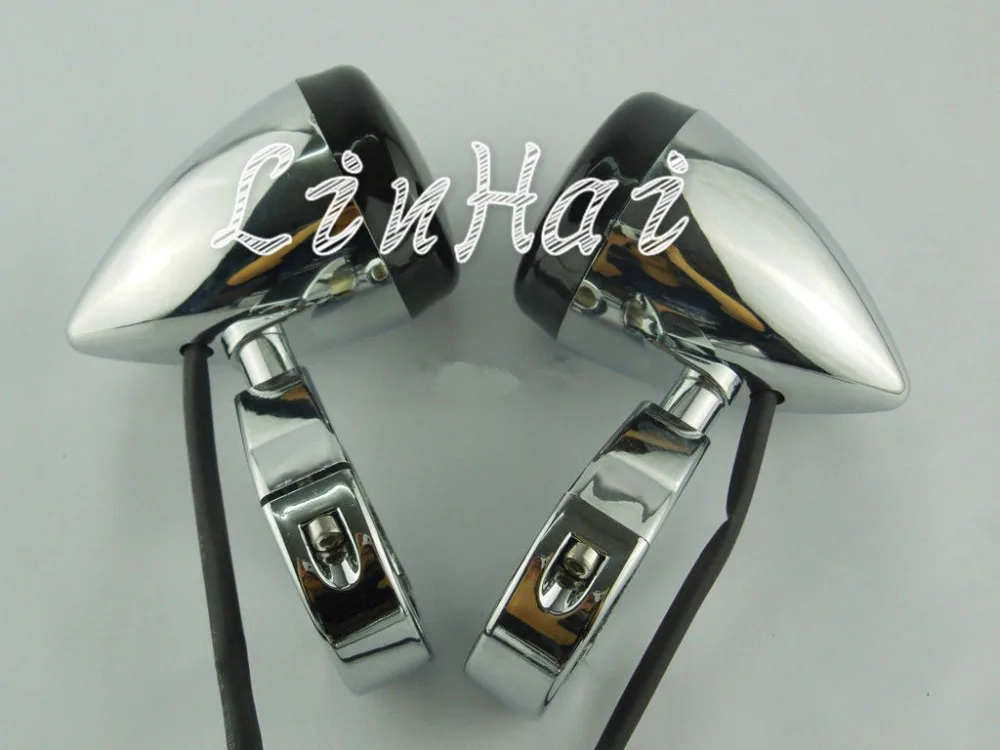 4х Хром передний и задний мотоциксветильник светодиодный указатель поворота 41 мм