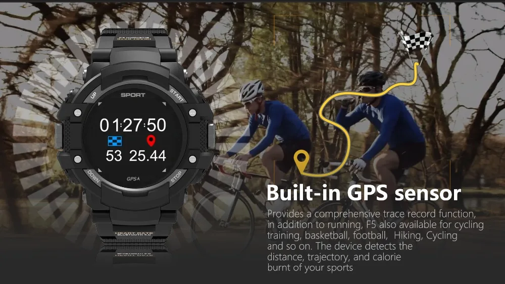 KKTICK DTNO.1 DTNO.1 F7 gps Смарт часы носимые устройства трекер активности Bluetooth 4,2 альтиметр барометр Compas