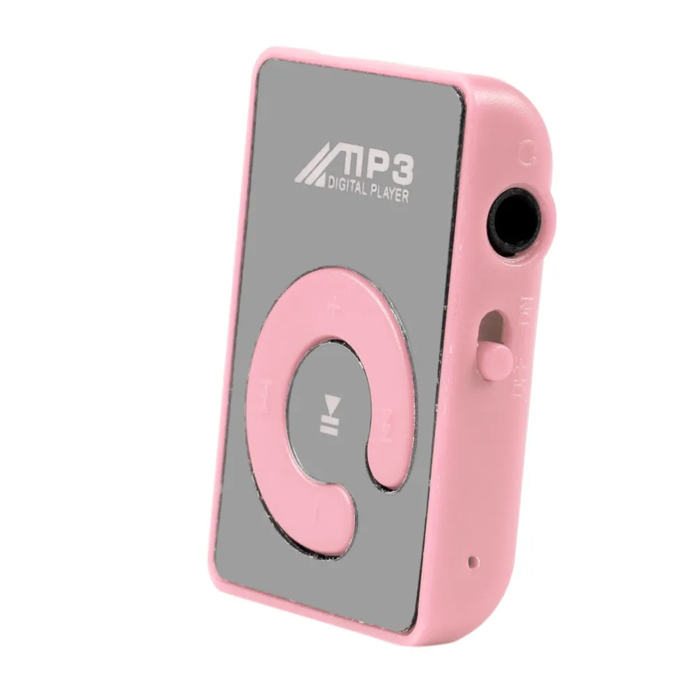 WINBOB Hifi мини-клип цветочным узором MP3 плеер Media Поддержка Кабель Micro SD карты памяти