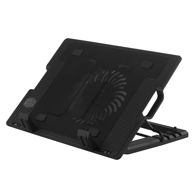 Laptop Cooler Accessories 6.5-45 Degree Adjustable 2 USB Cooling Pads Blue LED Notebook Stand Base For Computer PC | Компьютеры и офис