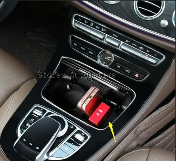 

for Mercedes-Benz C-Class W205 2014 2015 2016 2017 Replacement parts !! Plastic Interior Car Water Cup holder storage box